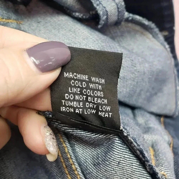 Ring of Fire Denim Jacket with Patch Detail Size S - Picture 8 of 9